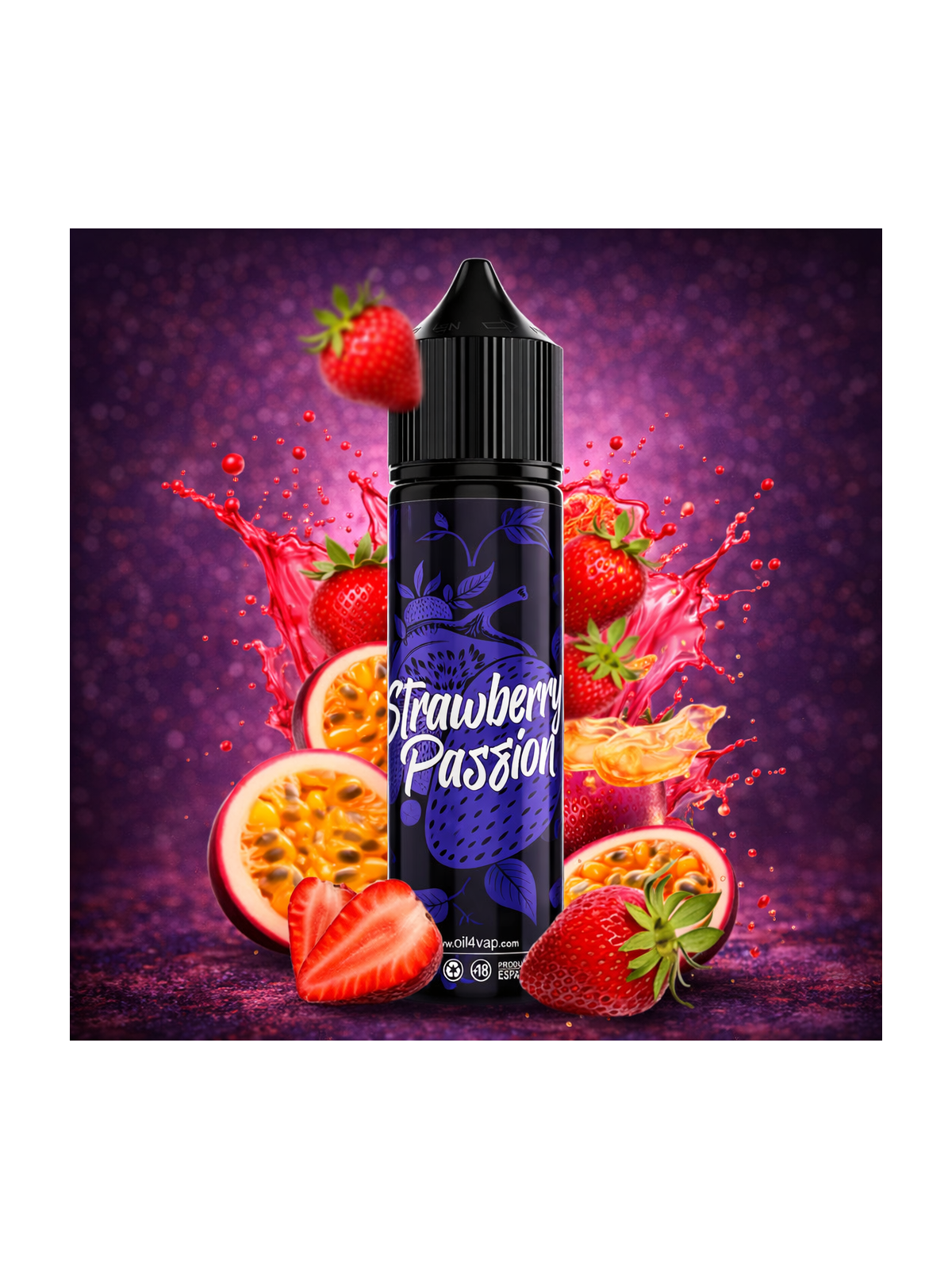 O4V - LONGFILL STRAWBERRY PASSION (60ml) Oil4Vap - 1
