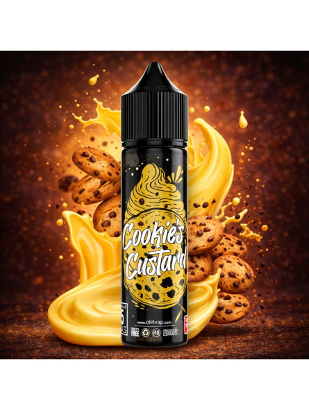 O4V - LONGFILL COOKIE CUSTARD (60ml) Oil4Vap - 1