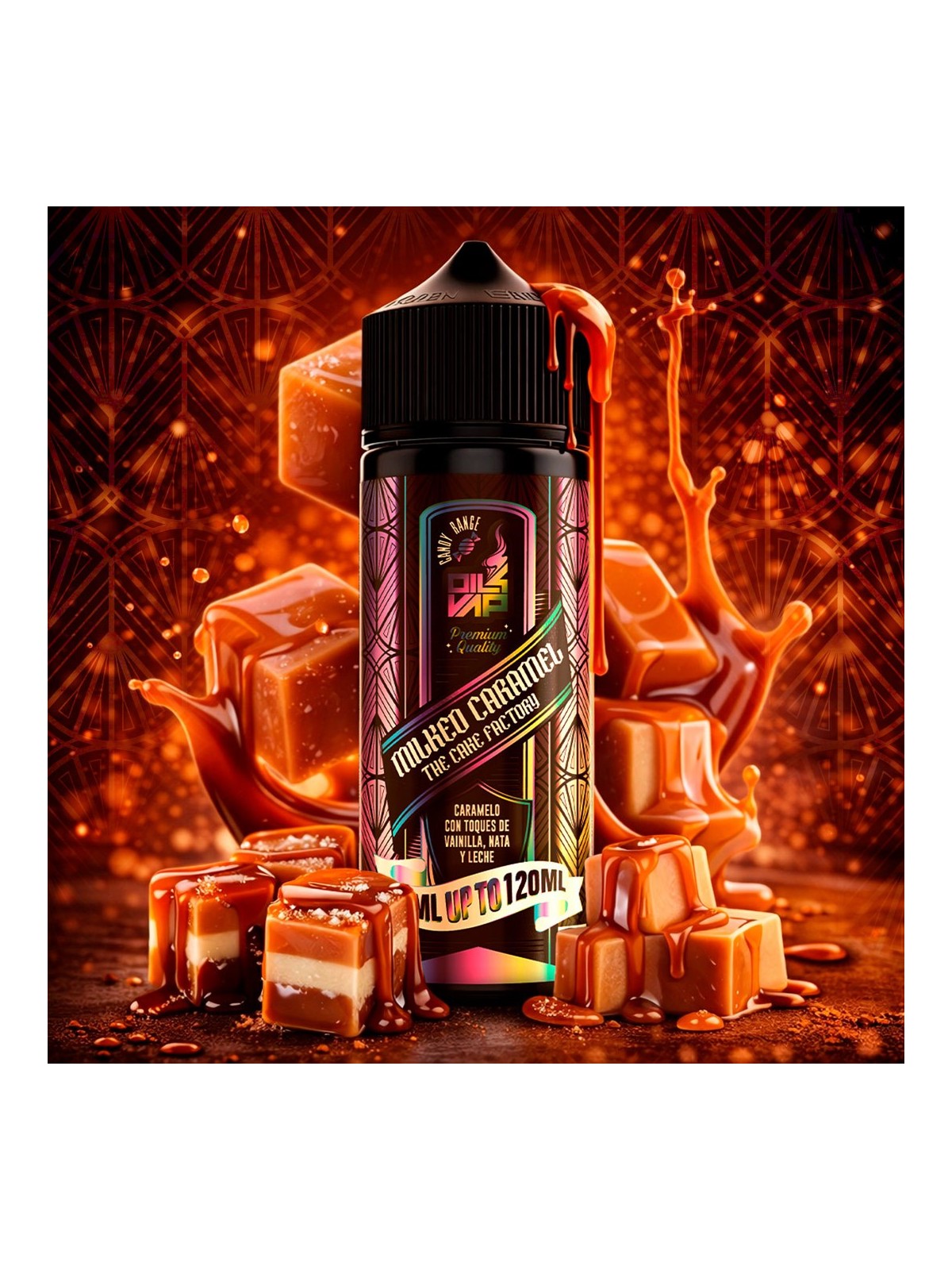 O4V - AROMA LONGFILL MILKED CARAMEL (30ML) Oil4Vap - 1