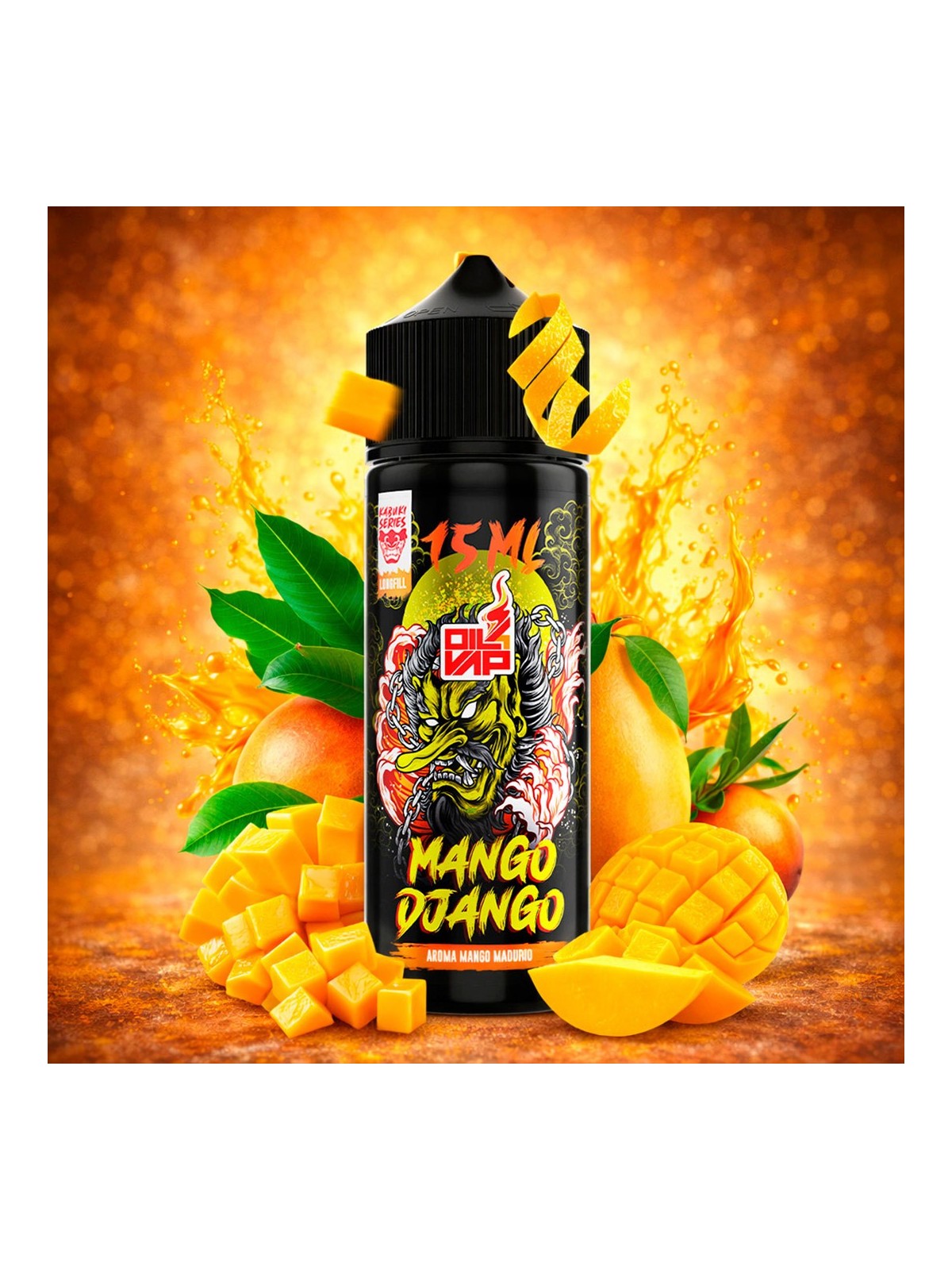 KS - AROMA LONGFILL KABUKI MANGO DJANGO (15ML)