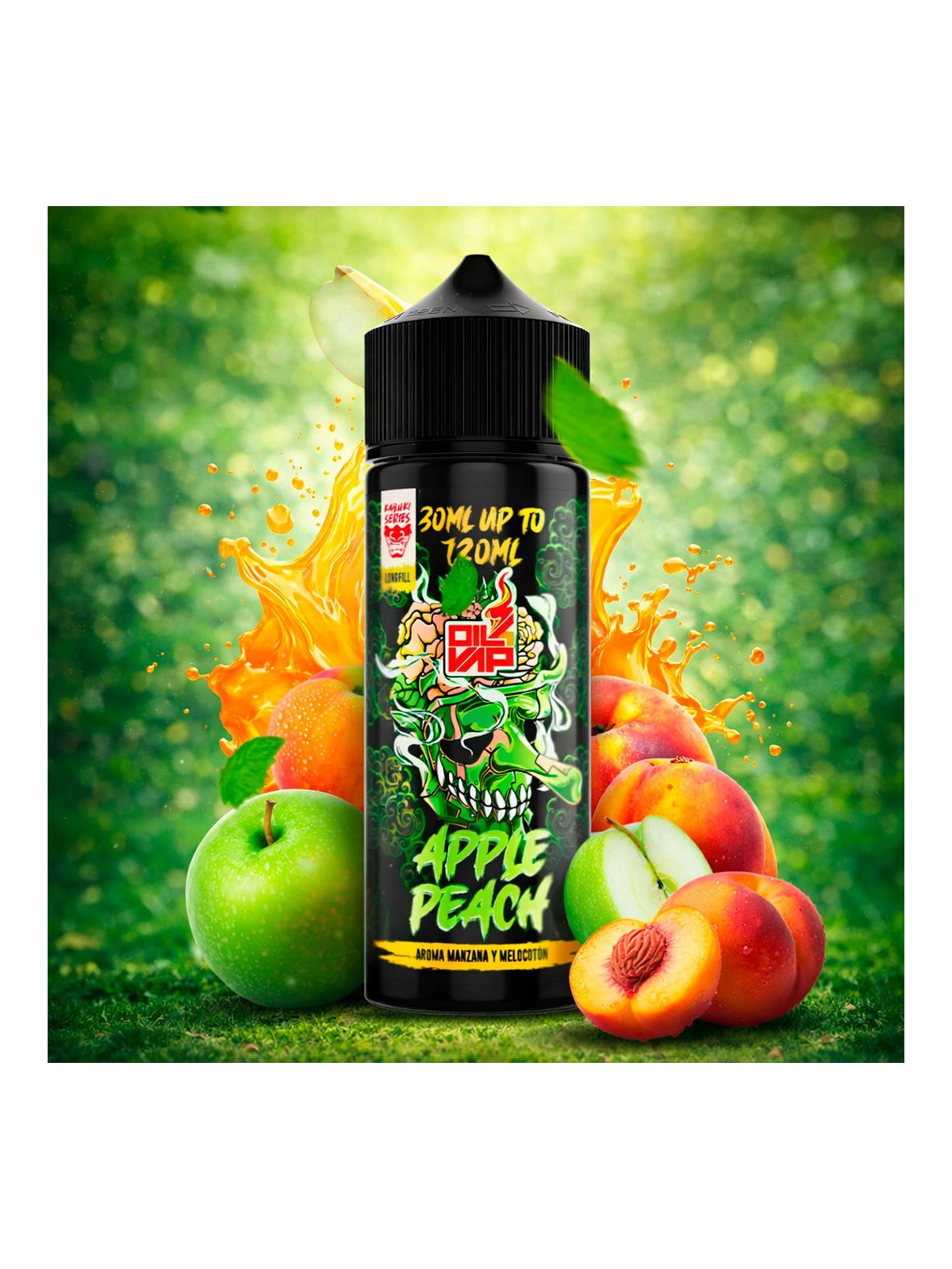 KS - AROMA LONGFILL KABUKI APPLE PEACH (30ML) Oil4Vap - 1