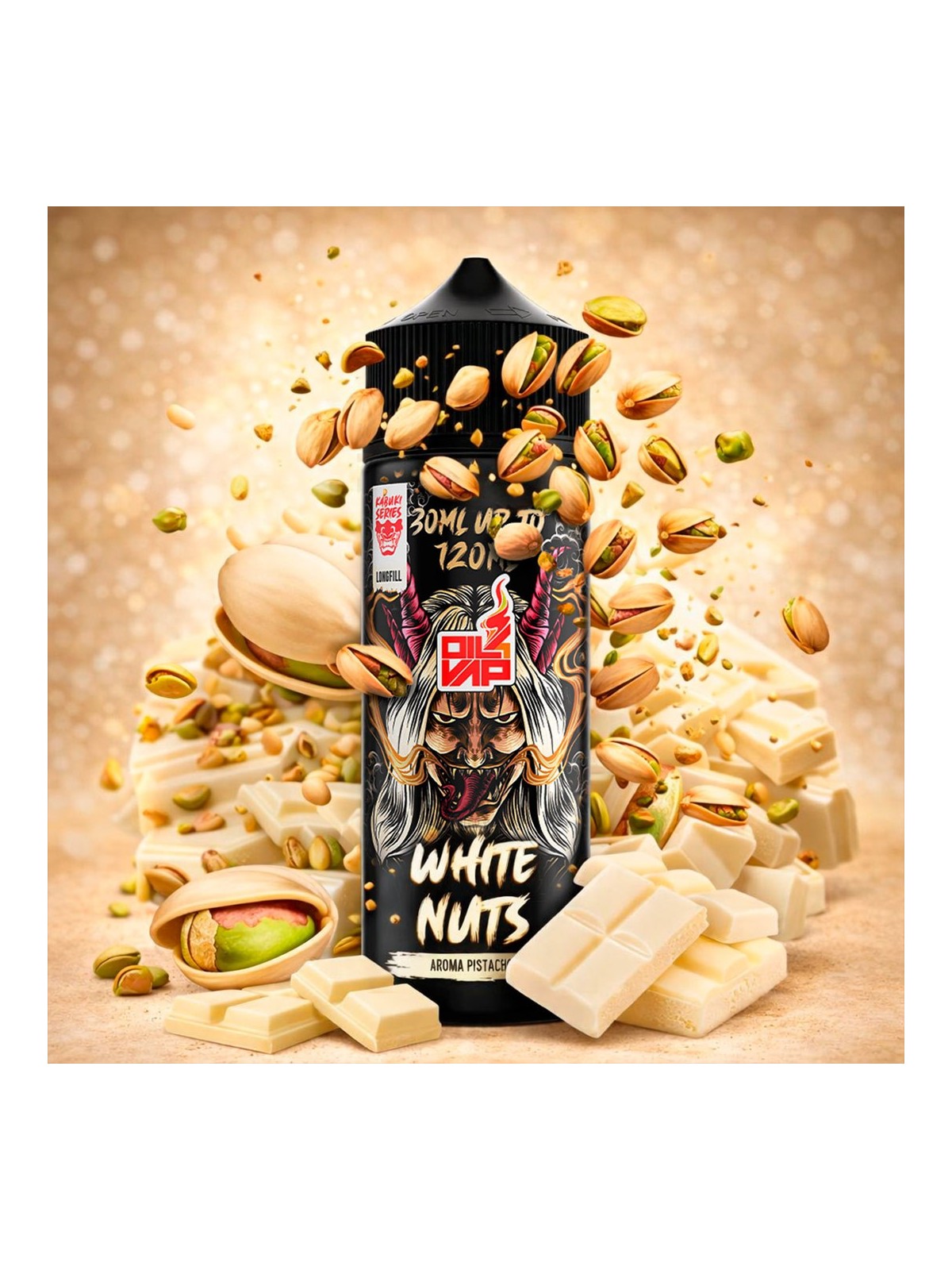 KSP - AROMA LONGFILL KABUKI WHITE NUTS (30ML) Oil4Vap - 1
