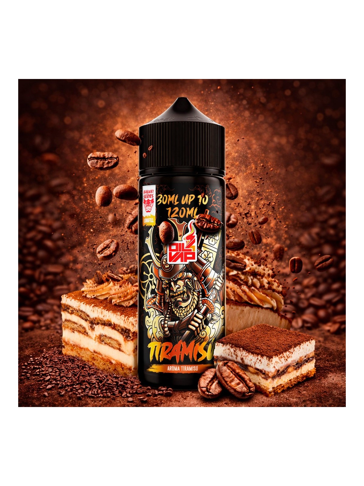 KSP - AROMA LONGFILL KABUKI TIRAMISU (30ML) Oil4Vap - 1