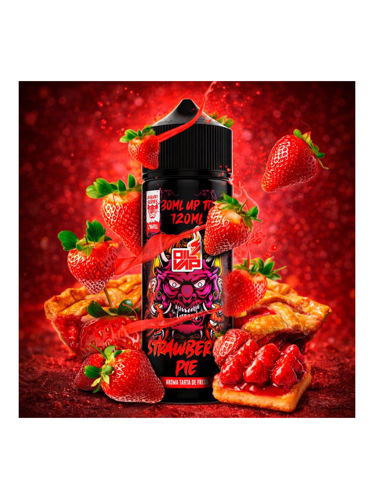 KSP - AROMA LONGFILL KABUKI STRAWBERRY PIE (30ML) Oil4Vap - 1