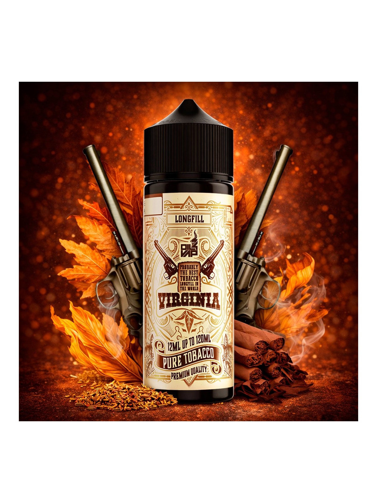 O4V - AROMA PURE TOBACCO LONGFILL VIRGINIA 12ML Oil4Vap - 1