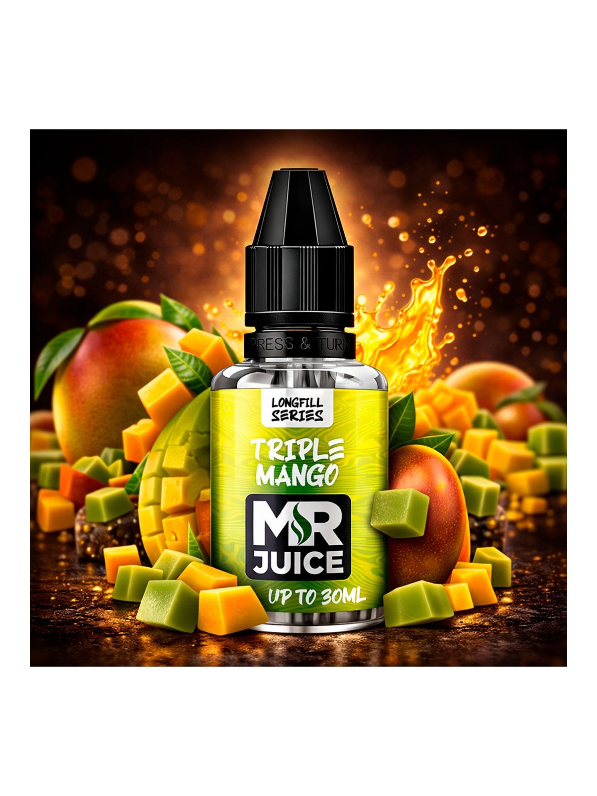 MRJ - AROMA MR JUICE LONGFILL TRIPLE MANGO (8ML) MR. JUICE - 1