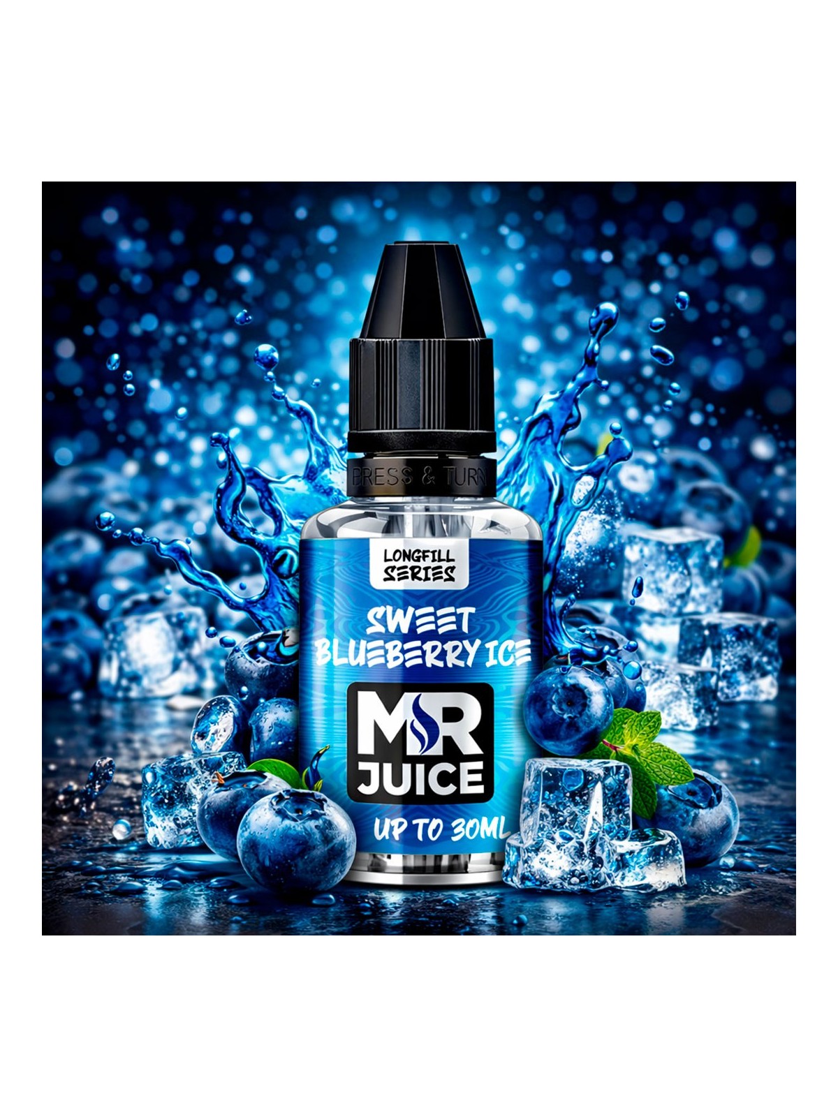 MRJ - AROMA MR JUICE LONGFILL SWEET BLUEBERRY ICE (8ML) MR. JUICE - 1