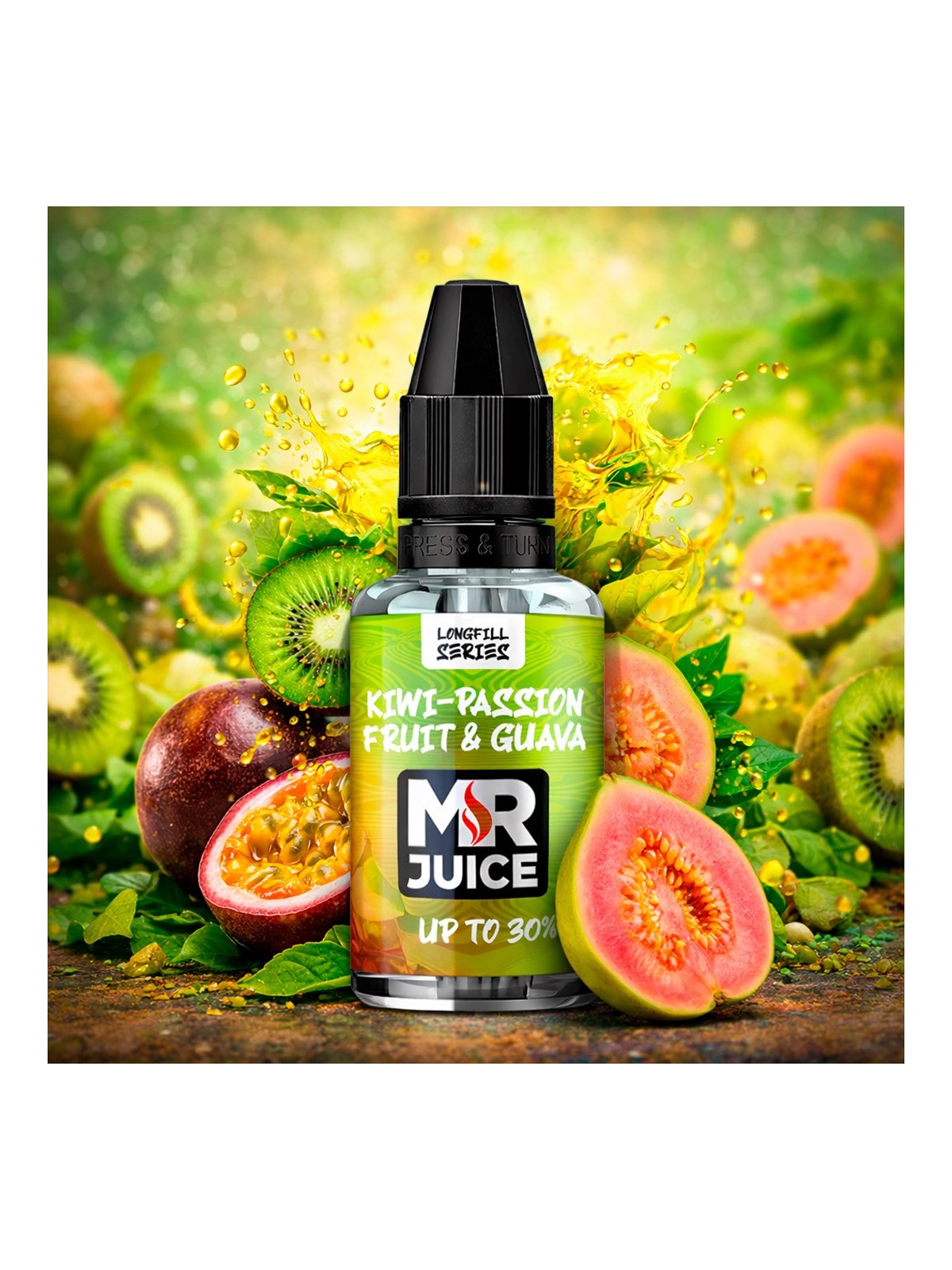 MRJ - AROMA MR JUICE LONGFILL KIWI- PASSION FRUIT & GUAVA (8ML) MR. JUICE - 1
