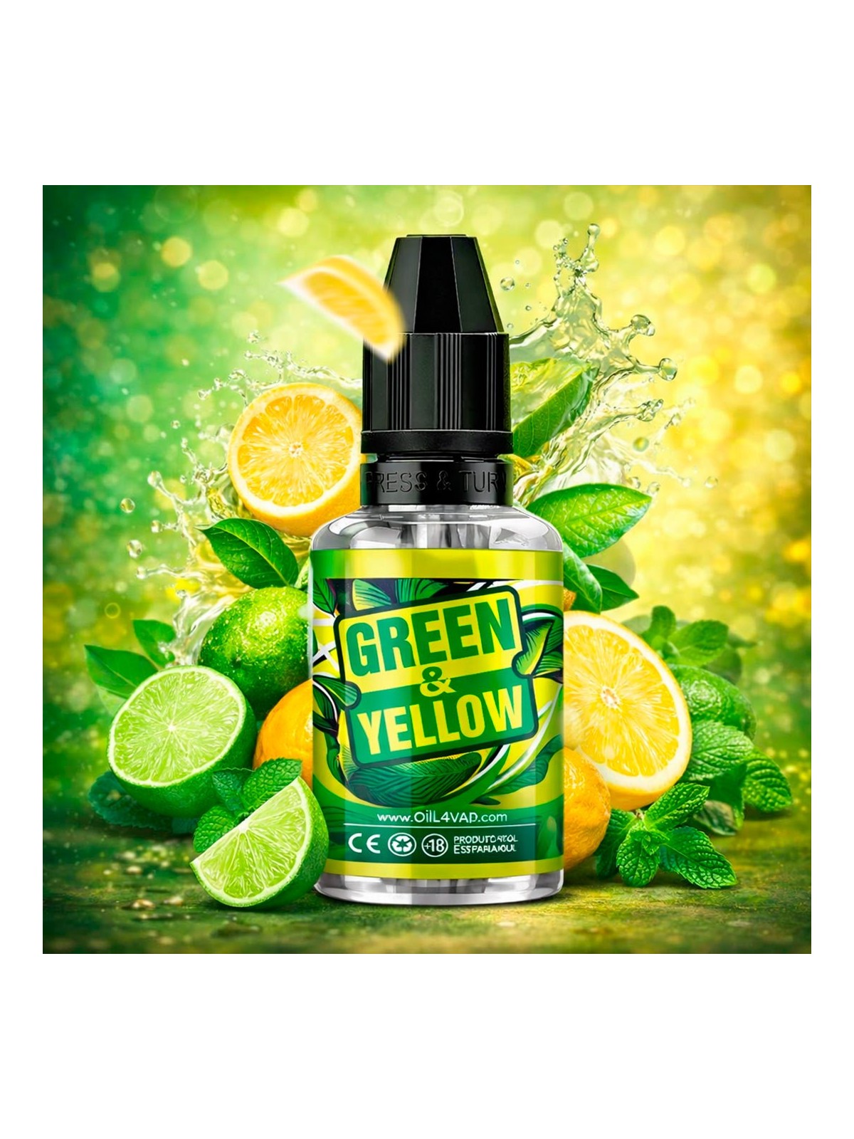 O4V - AROMA LONGFILL GREEN & YELLOW (8ML) Oil4Vap - 1