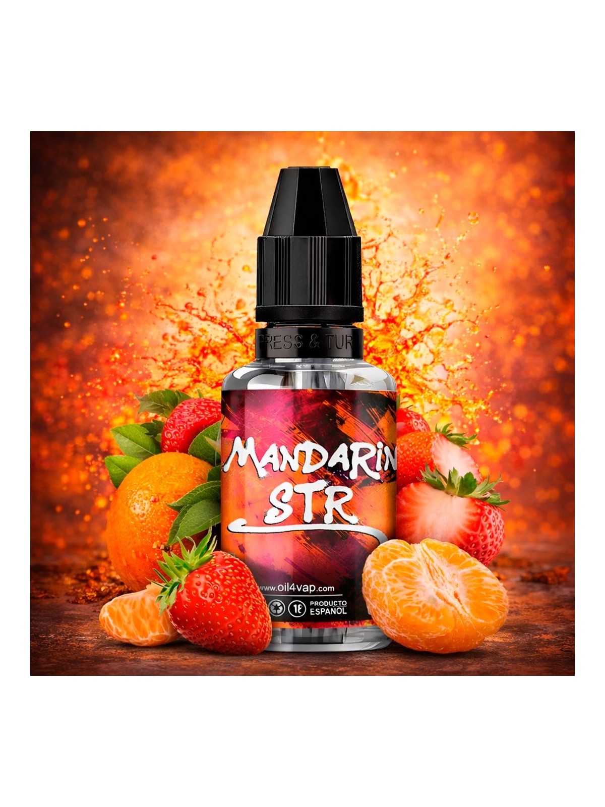 O4V - AROMA LONGFILL MANDARIN STR (8ML) Oil4Vap - 1