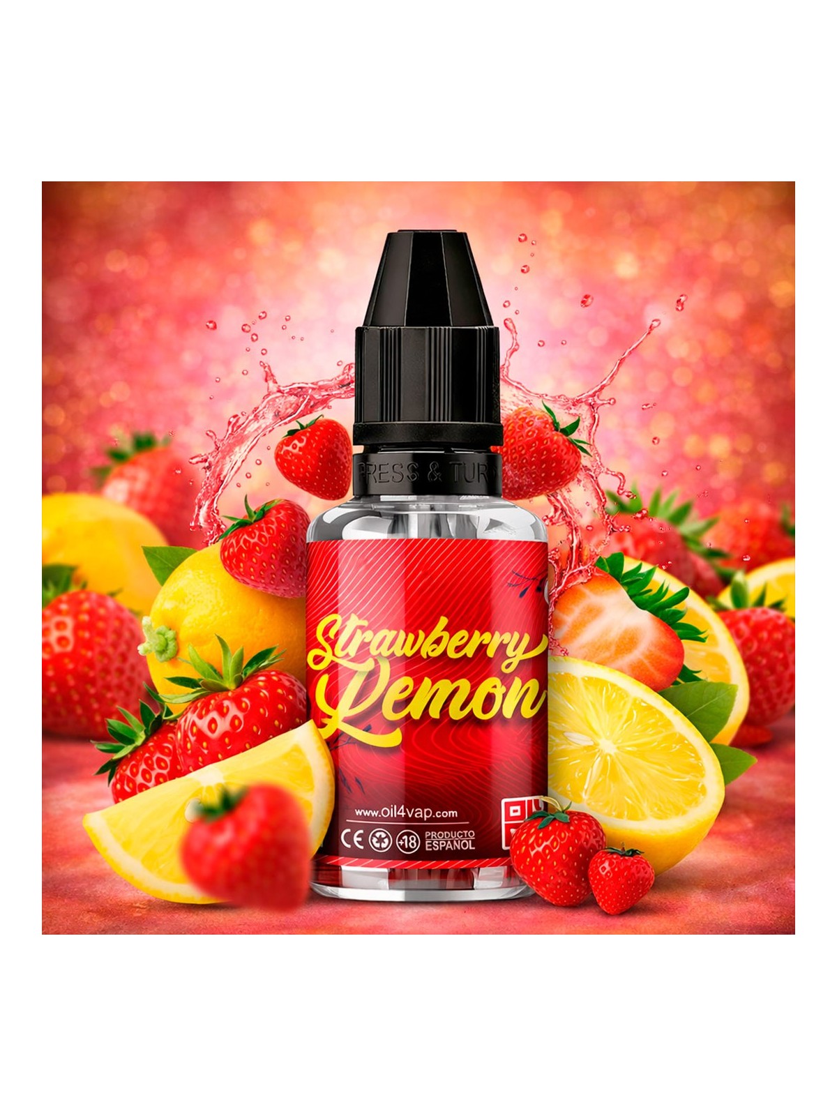 O4V - AROMA LONGFILL STRAWBERRY LEMON (8ML)