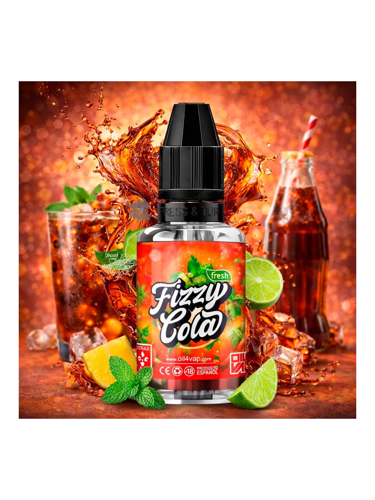 O4V - AROMA LONGFILL FIZZY COLA (8ML)