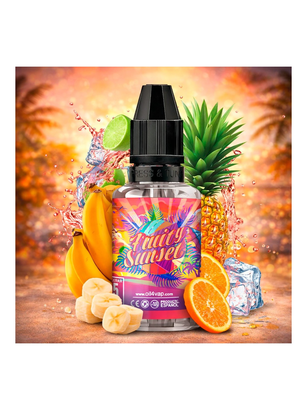 O4V - AROMA LONGFILL FRUITY SUNSET (8ML) Oil4Vap - 1