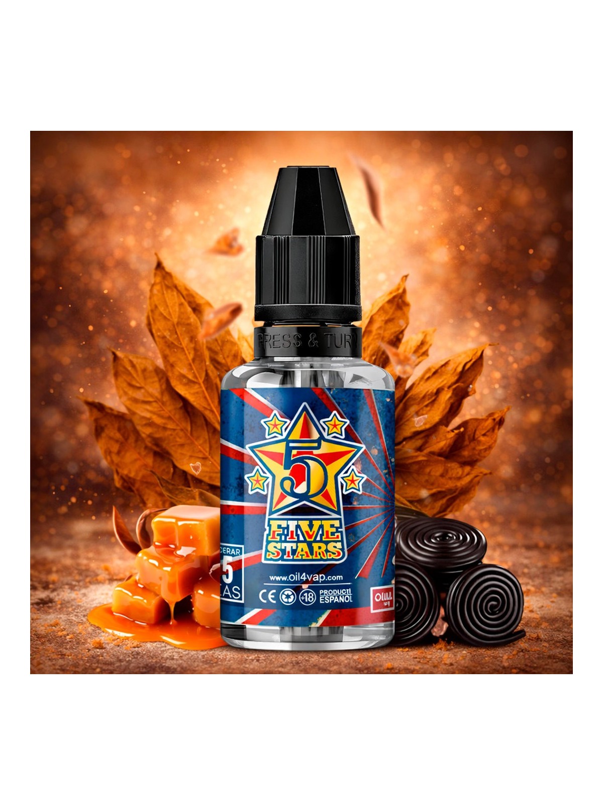 O4V - AROMA LONGFILL FIVE STARS (8ML) Oil4Vap - 1