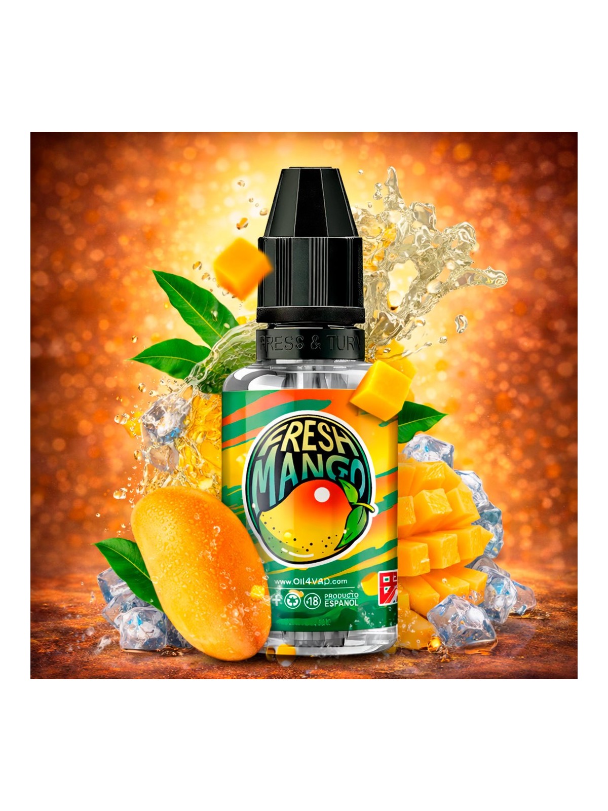O4V - AROMA LONGFILL FRESH MANGO (8ML) Oil4Vap - 1