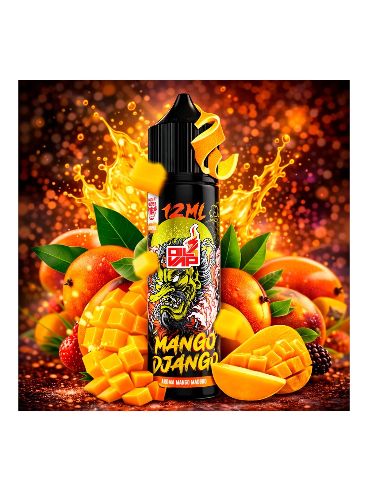 KS - AROMA LONGFILL KABUKI MANGO DJANGO (12ML) Oil4Vap - 1