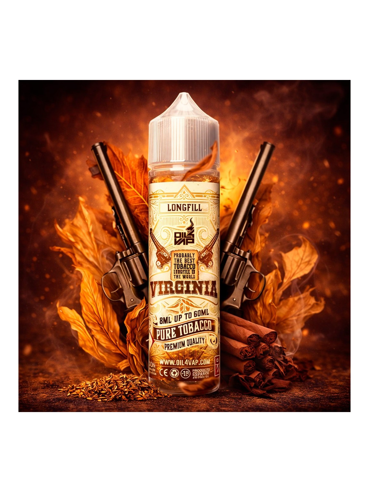 O4V - AROMA LONGFILL VIRGINIA TOBACCO (8ml) up to 60ml