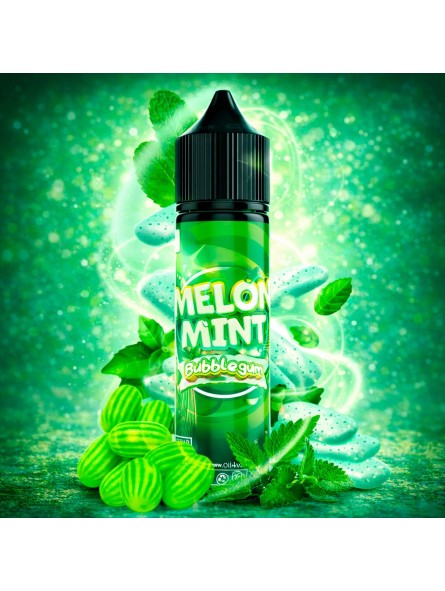 O4V - LONGFILL MELON MINT BUBBLE (60ml) Oil4Vap - 1