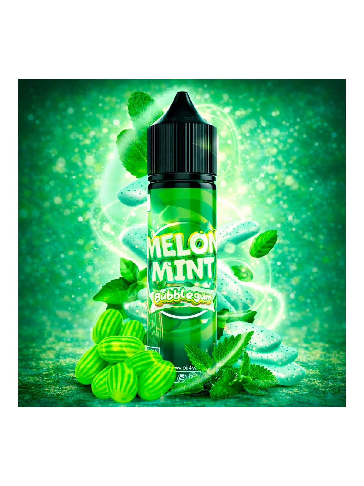 O4V - LONGFILL MELON MINT BUBBLE (60ml) Oil4Vap - 1