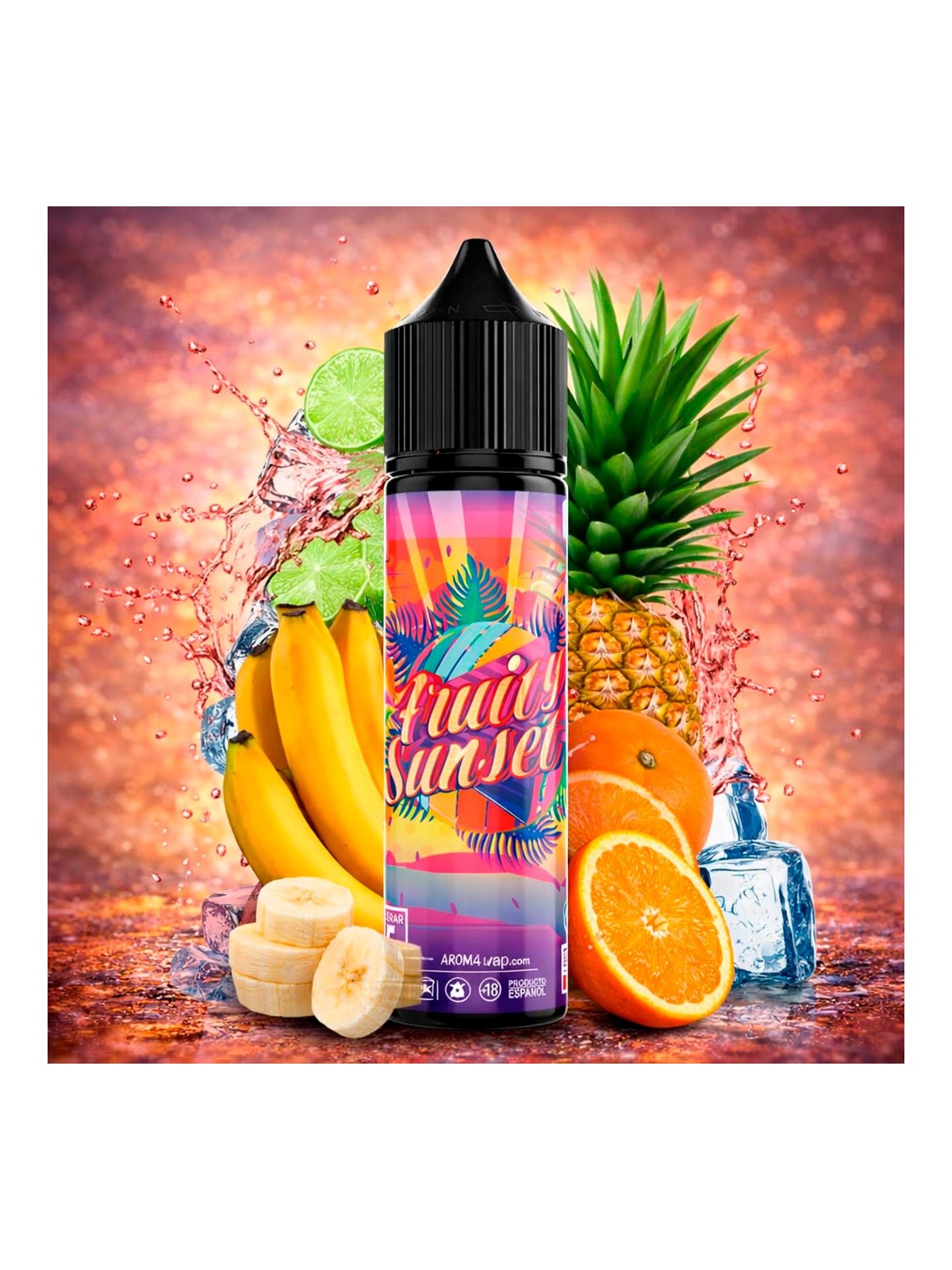 O4V - LONGFILL FRUITY SUNSET (60ml) Oil4Vap - 1