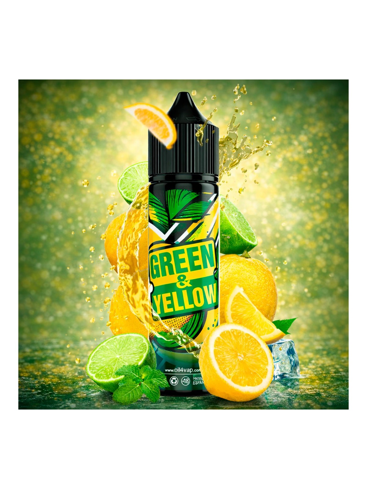O4V - LONGFILL GREEN & YELLOW (60ml) Oil4Vap - 1