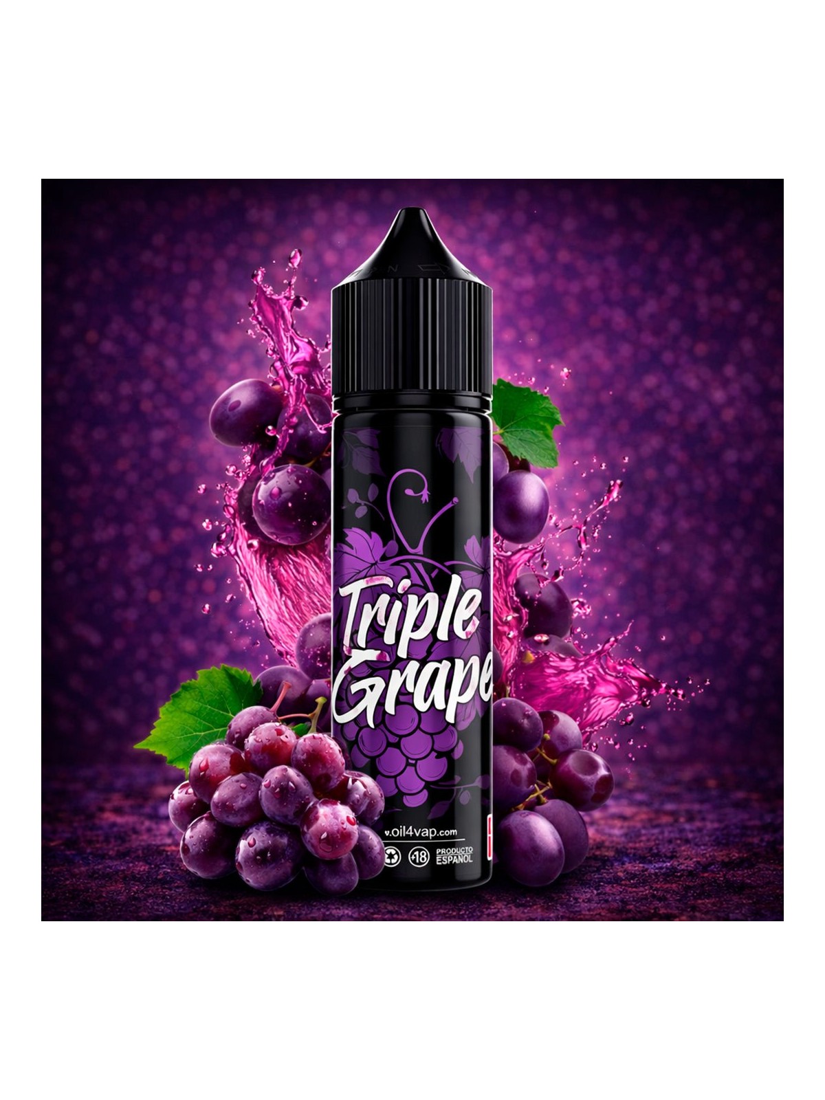O4V - LONGFILL TRIPLE GRAPE (60ml) Oil4Vap - 1
