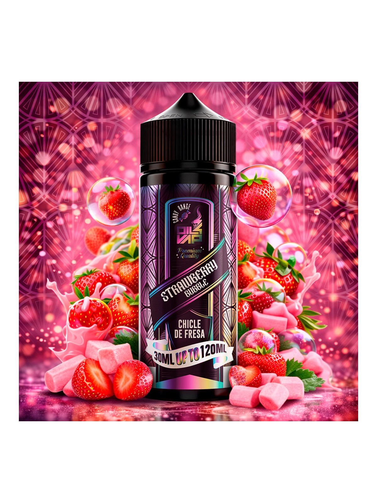 O4V - AROMA LONGFILL STRAWBERRY BUBBLE (30ML) Oil4Vap - 1