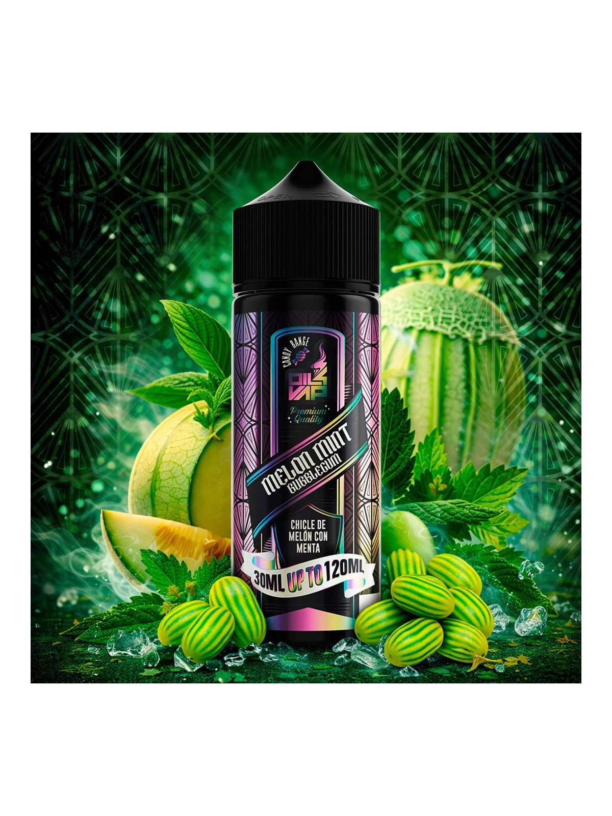 O4V - AROMA LONGFILL MELON MINT BUBBLEGUM (30ML) Oil4Vap - 1