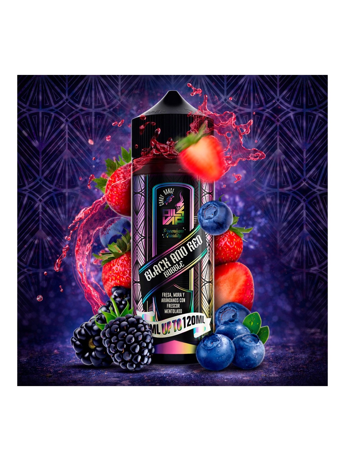 O4V - AROMA LONGFILL BLACK & RED BUBBLE (30ML) Oil4Vap - 1