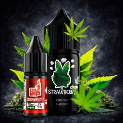 CNJ - AROMA LONGFILL STRAWBERRY DIESEL CBD (10ML+10ML) 200MG CANNA JUICE - 1