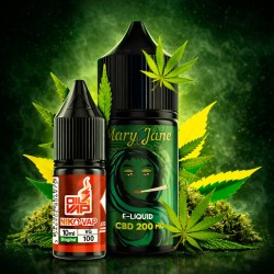 CNJ - AROMA LONGFILL MARY JANE CBD (10ML+10ML) 200MG CANNA JUICE - 1
