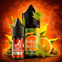 CNJ - AROMA LONGFILL ORANGE BALCAN CBD (10ML+10ML) 200MG CANNA JUICE - 1