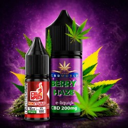 CNJ - AROMA LONGFILL BERRY HAZE CBD (10ML+10ML) 200MG CANNA JUICE - 1