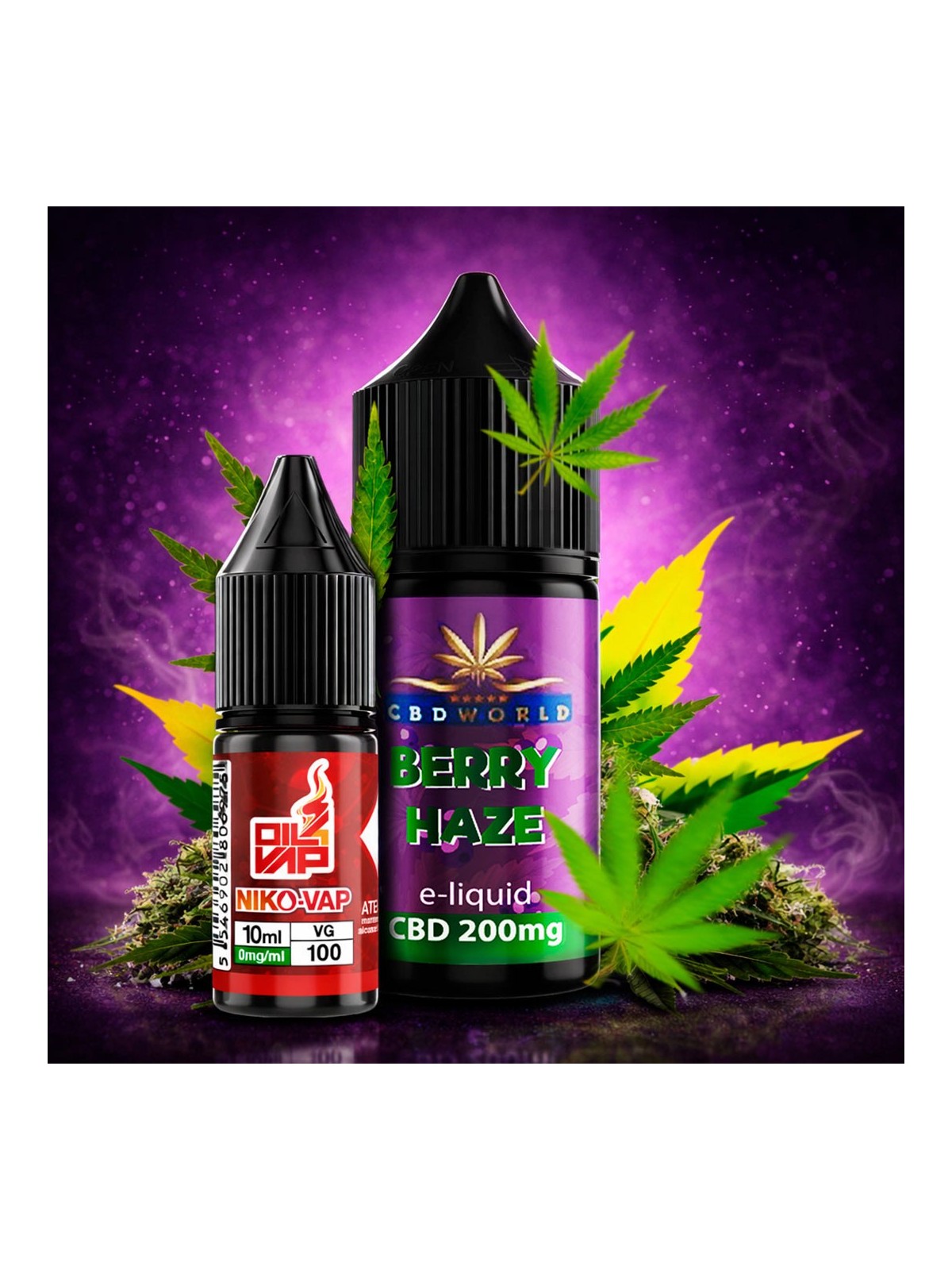 CNJ - AROMA LONGFILL BERRY HAZE CBD (10ML+10ML) 200MG CANNA JUICE - 1