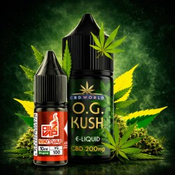 CNJ - AROMA LONGFILL O. G KUSH CBD (10ML+10ML) 200MG CANNA JUICE - 1
