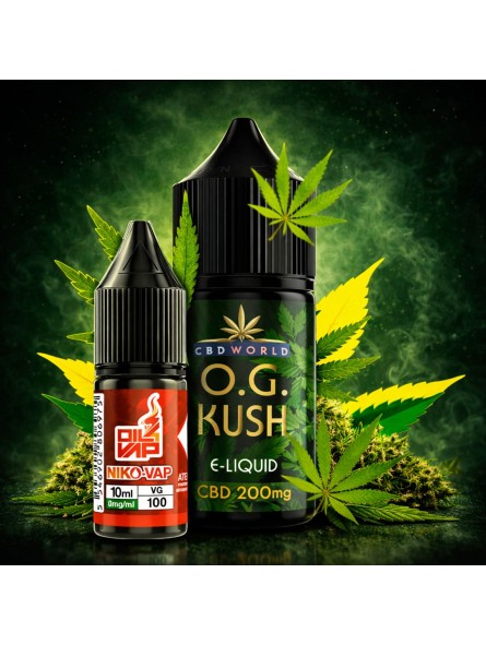 CNJ - AROMA LONGFILL O. G KUSH CBD (10ML+10ML) 200MG CANNA JUICE - 1