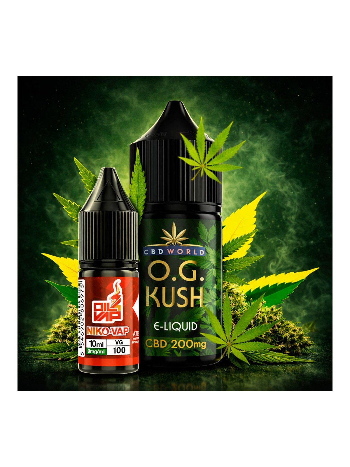CNJ - AROMA LONGFILL O. G KUSH CBD (10ML+10ML) 200MG CANNA JUICE - 1