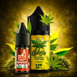 CNJ - AROMA LONGFILL GANJA VAPOR CBD (10ML+10ML) 200MG CANNA JUICE - 1