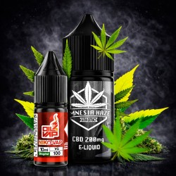 CNJ - AROMA LONGFILL AMNESIA HAZE CBD (10ML+10ml) 200MG CANNA JUICE - 1