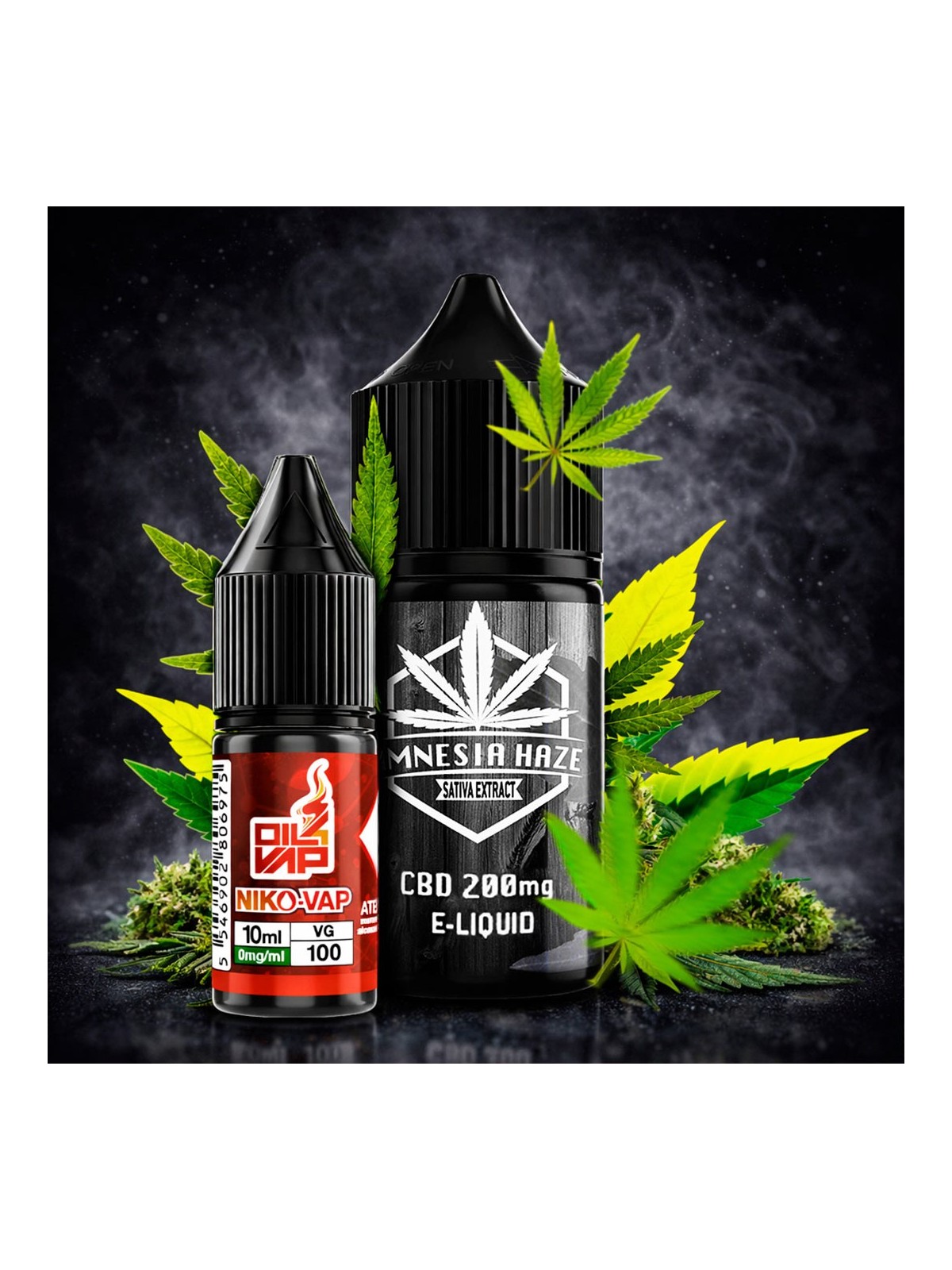 CNJ - AROMA LONGFILL AMNESIA HAZE CBD (10ML+10ml) 200MG CANNA JUICE - 1