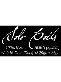 SOLO COILS Alien Clapton 0.15 Ohm