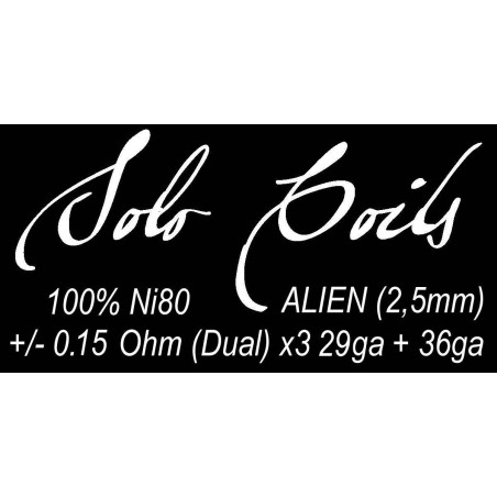 SOLO COILS Alien Clapton 0.15 Ohm